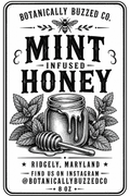 8 oz Mint Honey